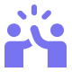 streamline-ultimate_workflow-teamwork-user-high-five-bold